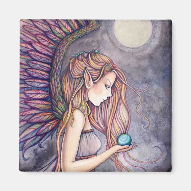 Imã Ímã de Anjo Adorável por Molly Harrison (Frente)