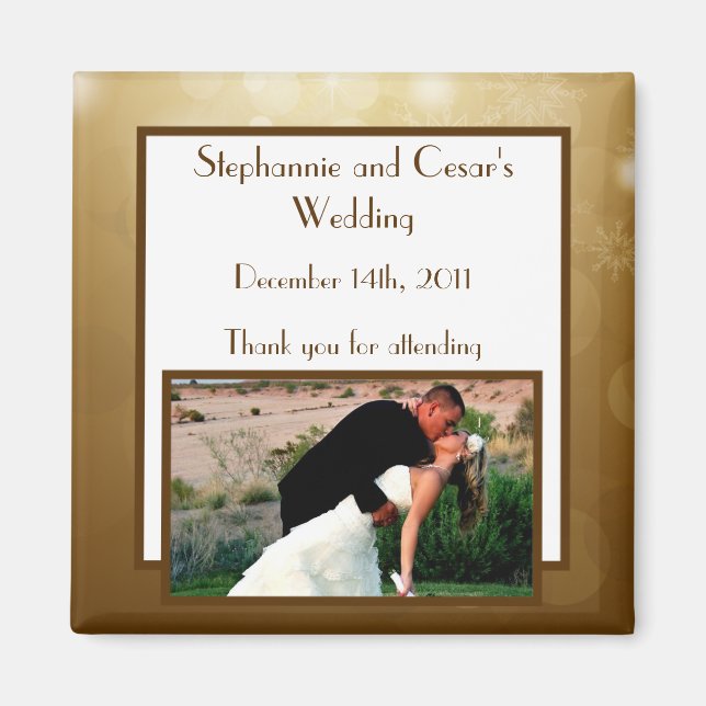 Imã Ímã de Anúncio 2"x2" Natal Cobre Blur (Frente)