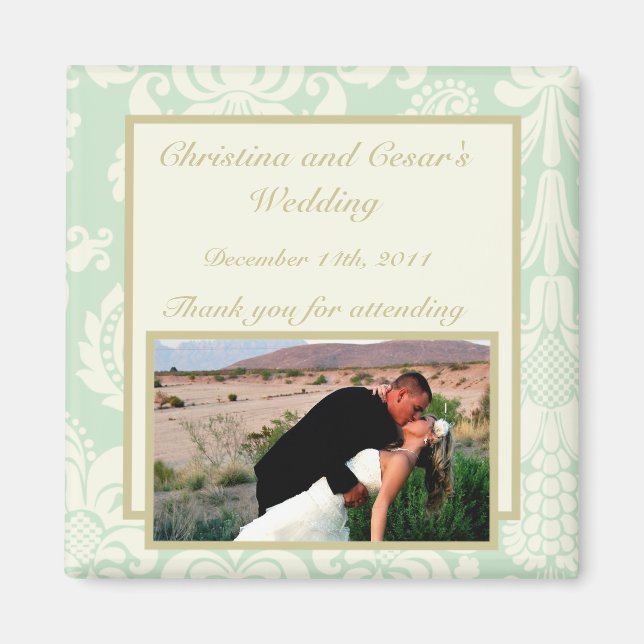 Imã Ímã de Anúncio 2"x 2" Damasco Paris (Frente)