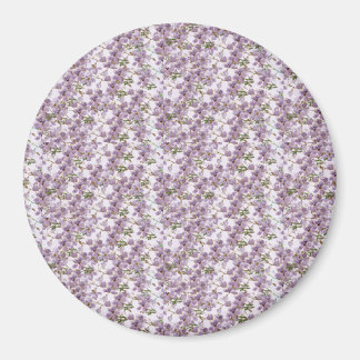 Imã Ímã de Aquarela Floral Lavanda