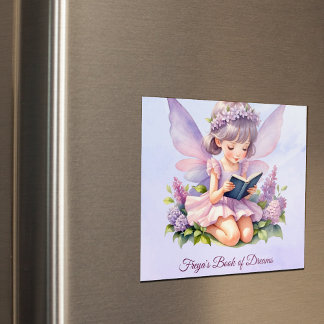 Imã Ímã de Arte da Fada Personalizada Sonhos de Freya