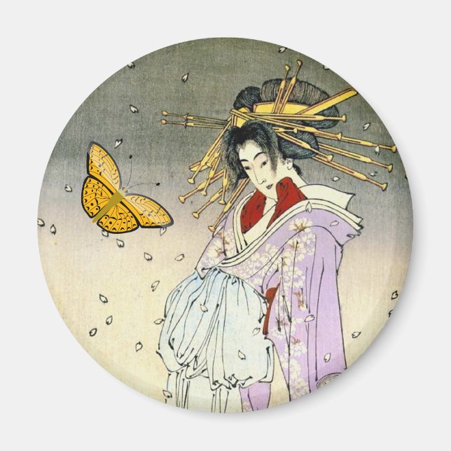 Imã ímã de arte japonês (Frente)