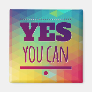 Imã Ímã de Atitude Motivacional de Sucesso Sim Você Po