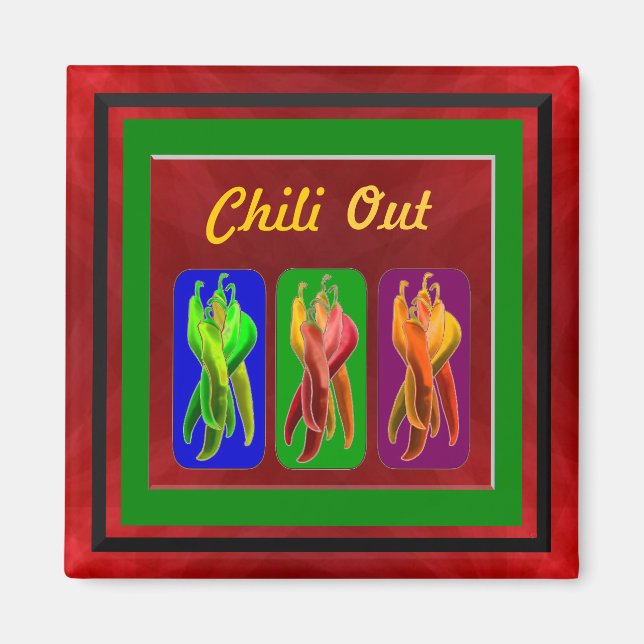 Imã Ímã de Atração de Chili (Frente)