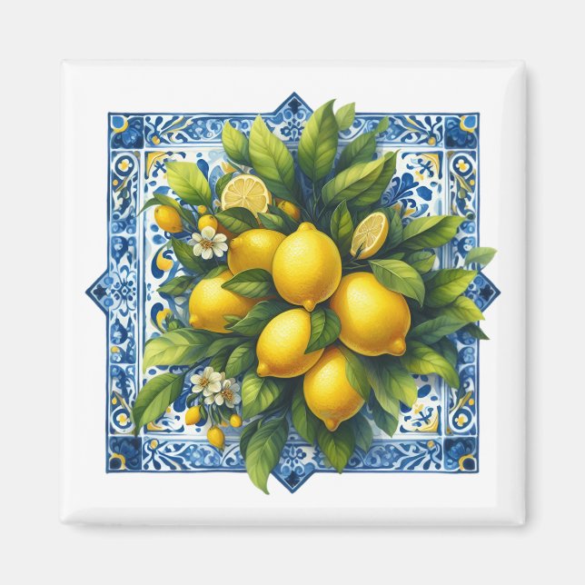 Imã Ímã de Azulejo de Limão   (Frente)