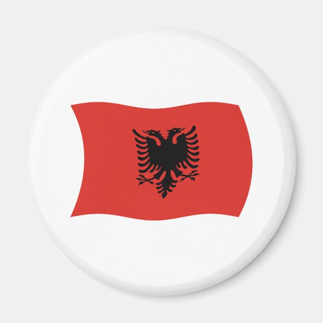 Imã Ímã de Bandeira da Albânia (Frente)