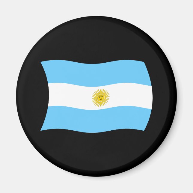 Imã Ímã de Bandeira da Argentina (Frente)