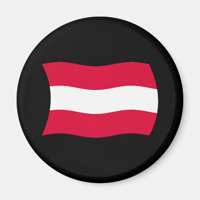 Imã Ímã de Bandeira da Áustria (Frente)