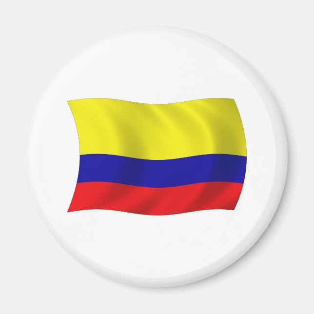 Imã Ímã de Bandeira da Colômbia (Frente)