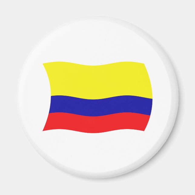 Imã Ímã de Bandeira da Colômbia (Frente)