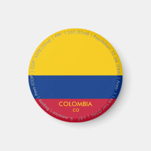 Imã Ímã de Bandeira da Colômbia