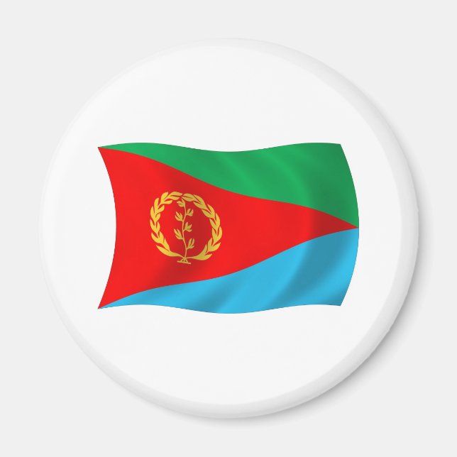 Imã Ímã de Bandeira da Eritreia (Frente)