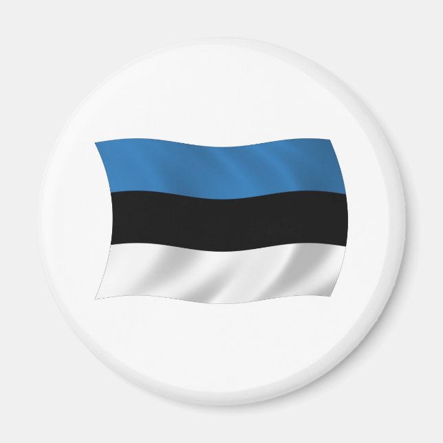 Imã Ímã de Bandeira da Estônia (Frente)