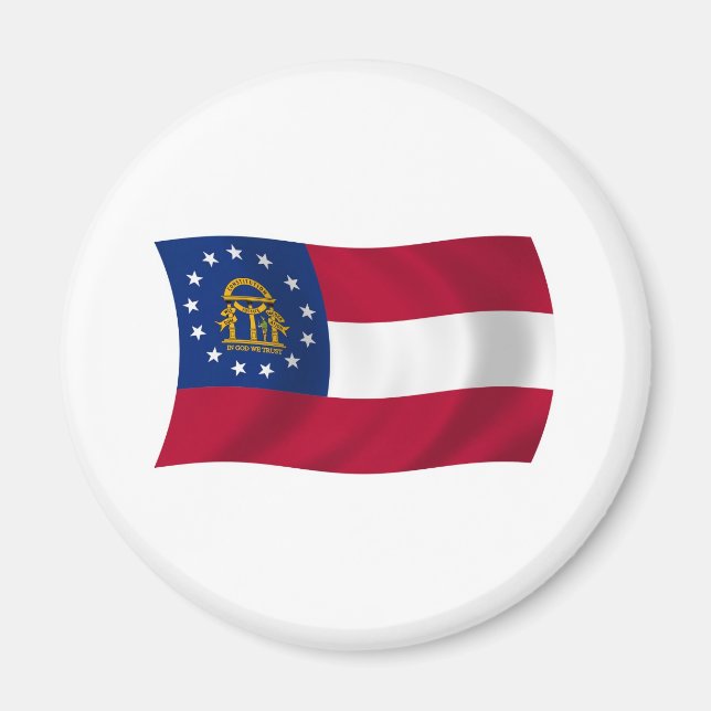 Imã Ímã de Bandeira da Geórgia (Frente)