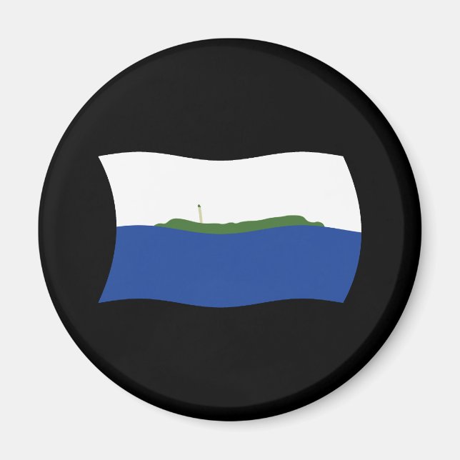 Imã Ímã de Bandeira da Ilha de Navassa (Frente)