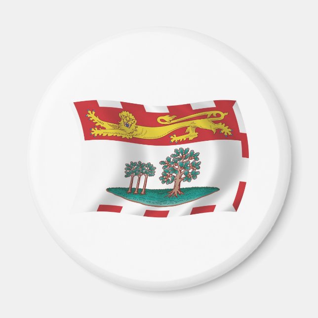 Imã Ímã de Bandeira da Ilha do Príncipe Eduardo (Frente)