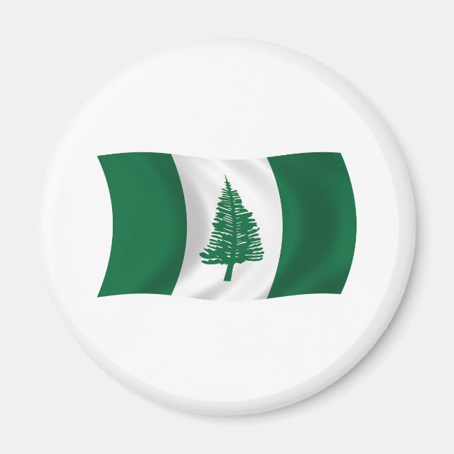 Imã Ímã de Bandeira da Ilha Norfolk (Frente)