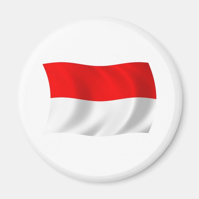 Imã Ímã de Bandeira da Indonésia (Frente)