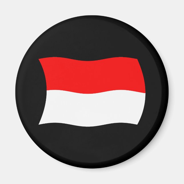 Imã Ímã de Bandeira da Indonésia (Frente)
