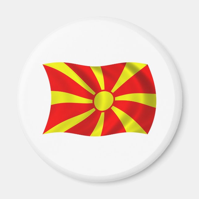 Imã Ímã de Bandeira da Macedônia (Frente)