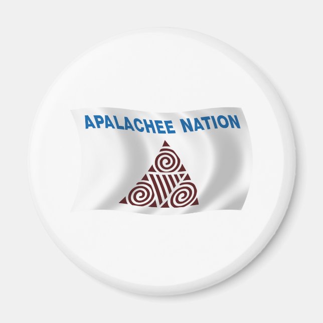 Imã Ímã de Bandeira da Nação Apalachee (Frente)