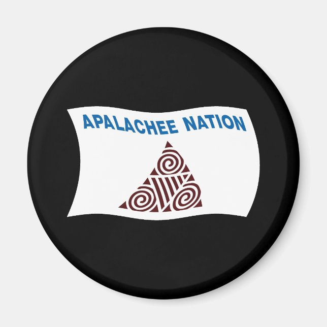 Imã Ímã de Bandeira da Nação Apalachee (Frente)