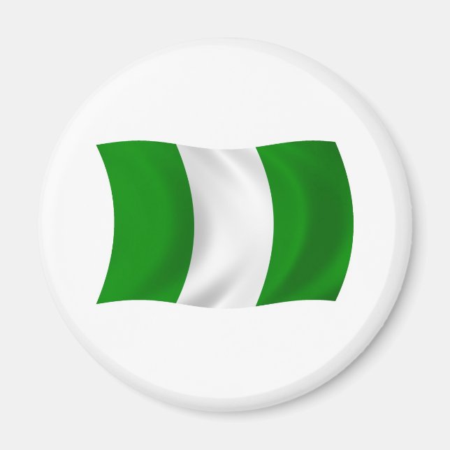 Imã Ímã de Bandeira da Nigéria (Frente)