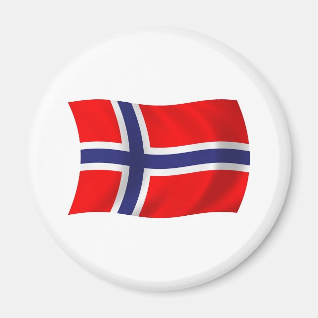 Imã Ímã de Bandeira da Noruega (Frente)