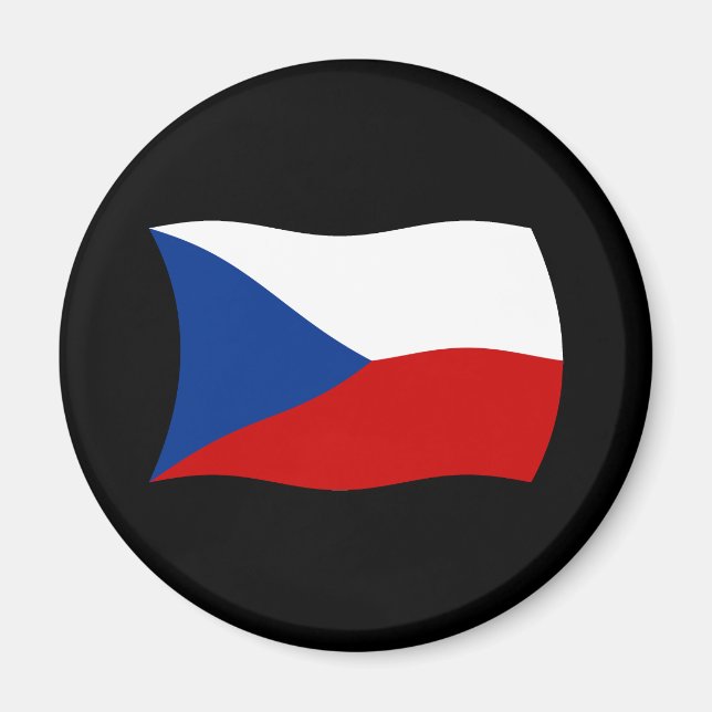 Imã Ímã de Bandeira da República Tcheca (Frente)