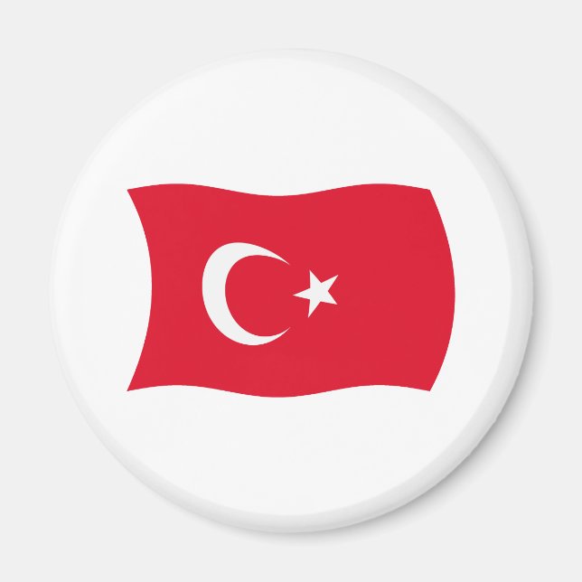 Imã Ímã de Bandeira da Turquia (Frente)