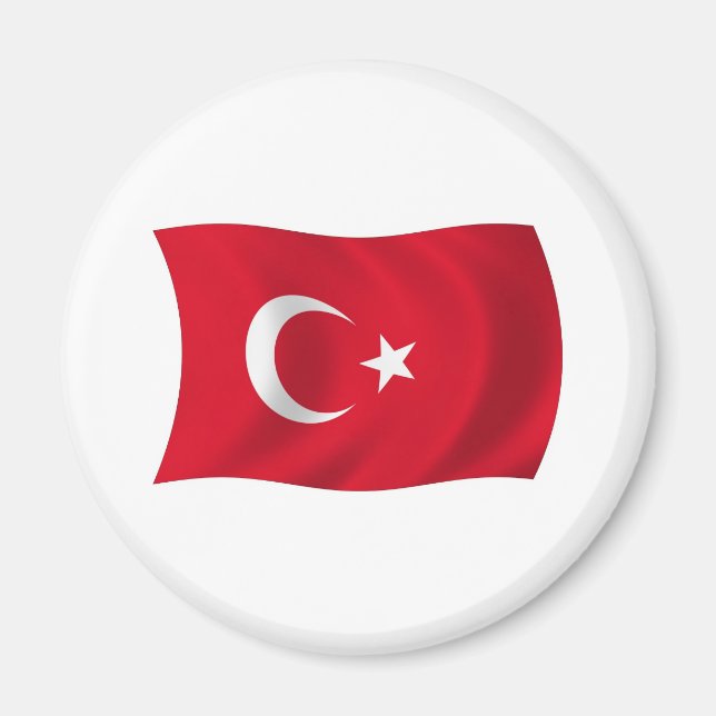 Imã Ímã de Bandeira da Turquia (Frente)