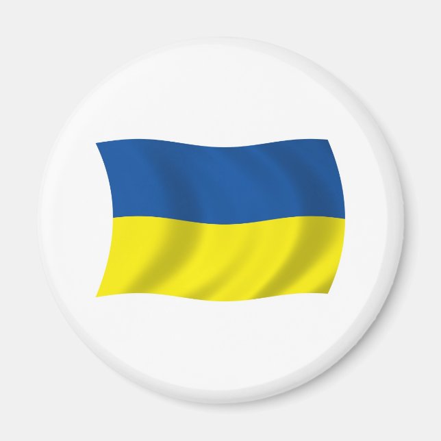Imã Ímã de Bandeira da Ucrânia (Frente)