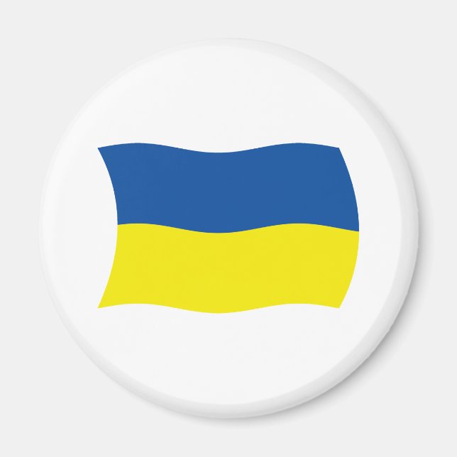 Imã Ímã de Bandeira da Ucrânia (Frente)