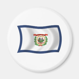 Imã Ímã de Bandeira da Virgínia Ocidental