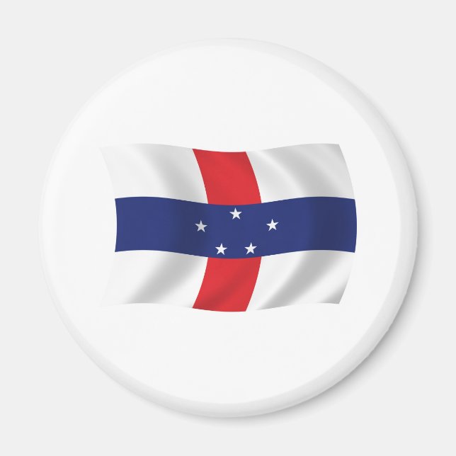 Imã Ímã de Bandeira das Antilhas Holandesas (Frente)