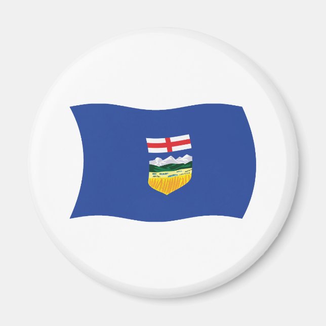 Imã Ímã de Bandeira de Alberta (Frente)