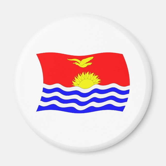 Imã Ímã de Bandeira de Kiribati (Frente)