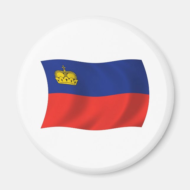 Imã Ímã de Bandeira de Liechtenstein (Frente)