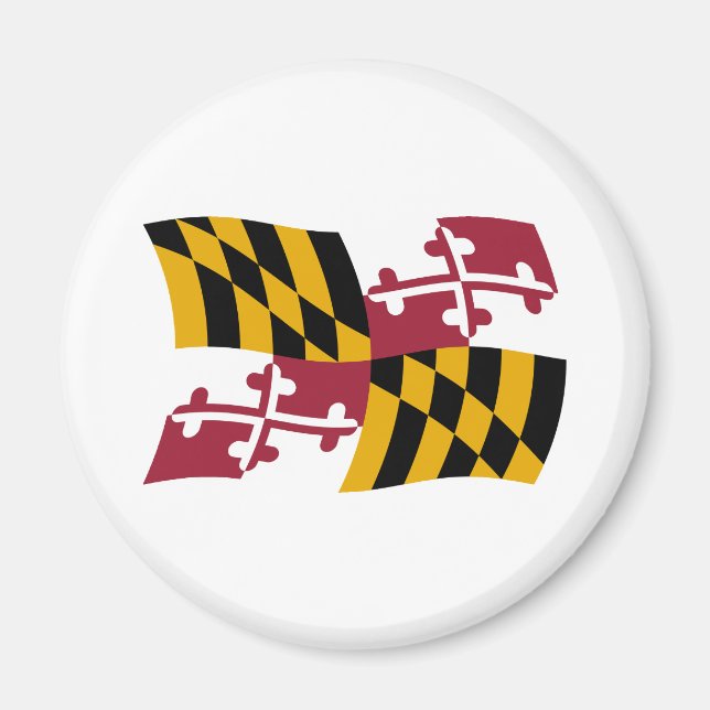 Imã Ímã de Bandeira de Maryland (Frente)