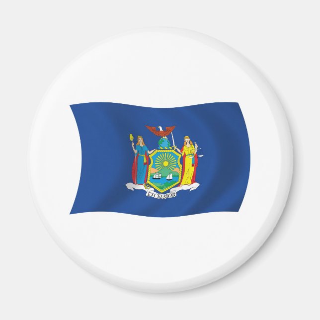 Imã Ímã de Bandeira de Nova York (Frente)
