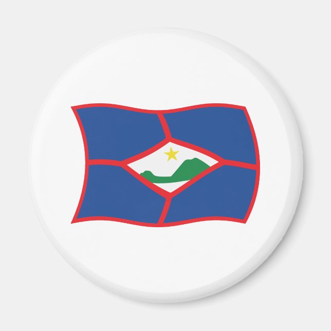 Imã Ímã de Bandeira de Sint Eustatius (Frente)