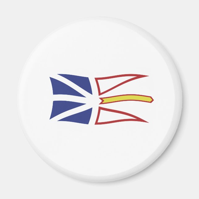 Imã Ímã de Bandeira de Terra Nova e Labrador (Frente)