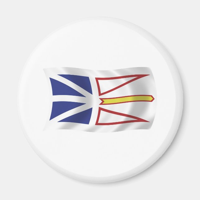 Imã Ímã de Bandeira de Terra Nova e Labrador (Frente)