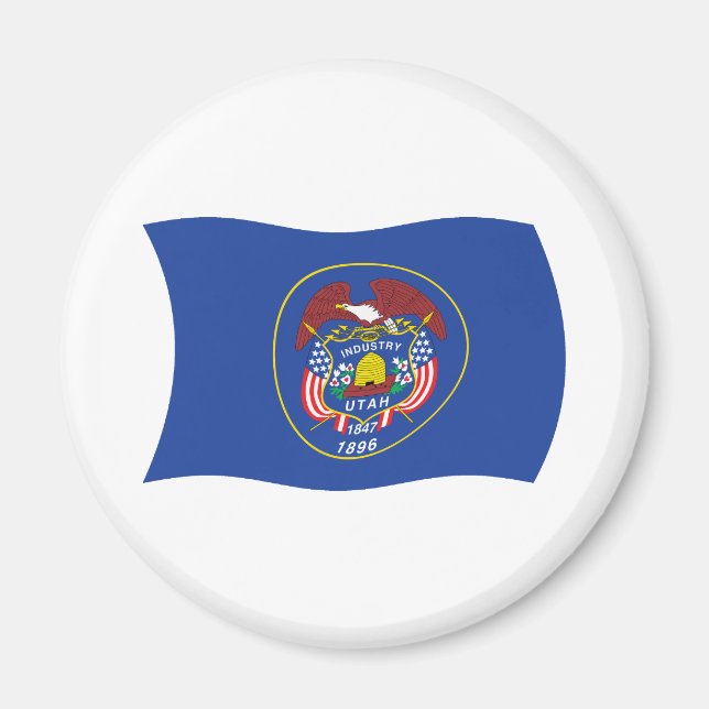 Imã Ímã de Bandeira de Utah (Frente)