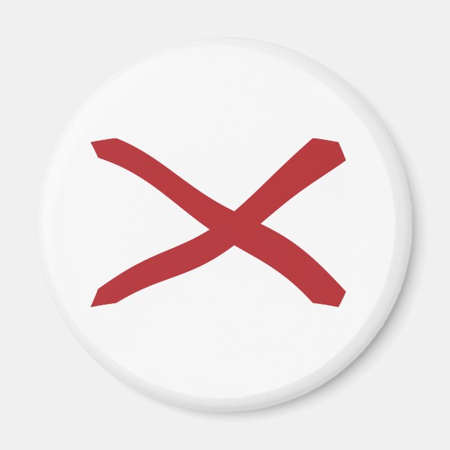 Imã Ímã de Bandeira do Alabama (Frente)