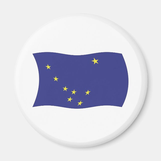 Imã Ímã de Bandeira do Alasca (Frente)