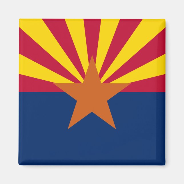 Imã Ímã de Bandeira do Arizona (Frente)