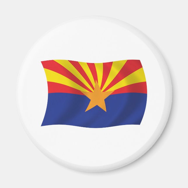 Imã Ímã de Bandeira do Arizona (Frente)
