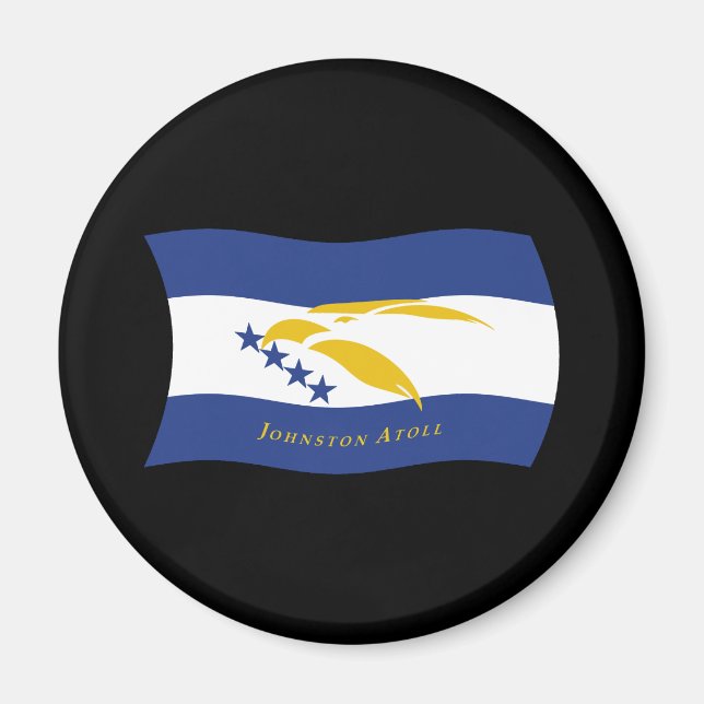 Imã Ímã de Bandeira do Atol Johnston (Frente)
