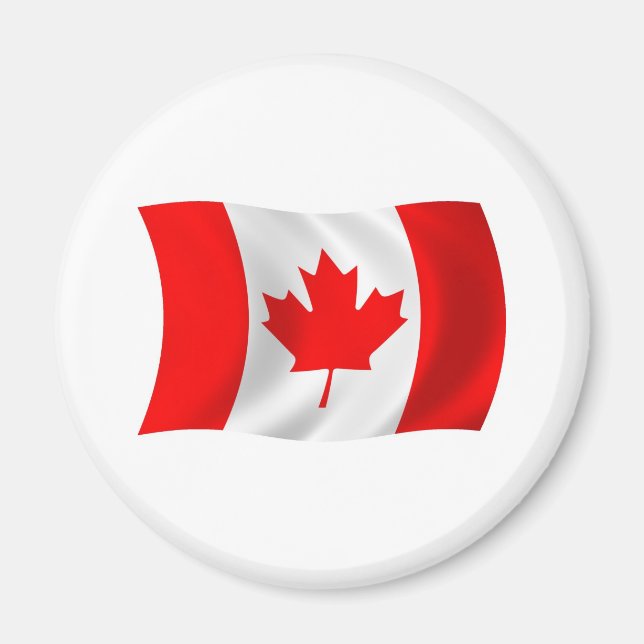 Imã Ímã de Bandeira do Canadá (Frente)